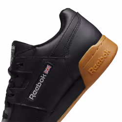 Reebok Men Workout Plus Sneaker  Black/Carbon/Classic red  10