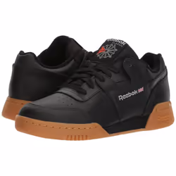 Reebok Men Workout Plus Sneaker  Black/Carbon/Classic red  11