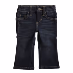 Wrangler Baby Boys' Five Pocket Boot Cut Jean  Dark Blue  3-6 Months