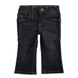 Wrangler Baby Boys' Five Pocket Boot Cut Jean  Dark Blue  3-6 Months