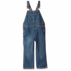 Wrangler Authentics Boys' Toddler Classic Denin Overall Aged Indigo