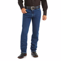 Wrangler Men's Cowboy Cut Active Flex Original Fit Jean Stonewash 35