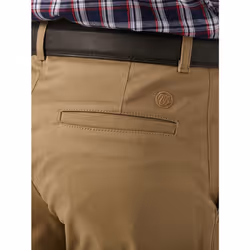 Wrangler Men's Riata Flat Front Relaxed Fit Casual Pant  Khaki  33X32