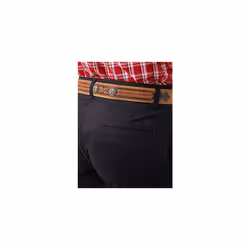 Wrangler mens Pleated Front Casual Pants  Black  38W x 30L US