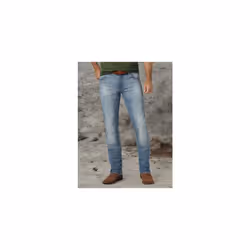 Wrangler Men's Retro Slim Fit Straight Leg Jean  Jacksboro  32W x 32L