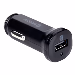 Single Port 2.4A USB Car Charger - Black