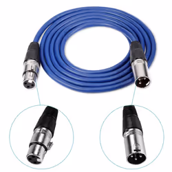 Neewer 6-Pack 1 meter Audio Cable Cords, XLR Male to XLR Female Microphone Color Cables(Green, Blue, Purple, Red, Yellow, Orange)
