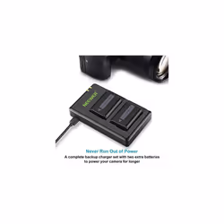 NPFW50 Camera Battery Charger Set Compatible with Sony A6000 A6500 A6300 A6400 A7 A7II A7RII A7SII A7S A7S2 A7R A7R2 A55 A5100 RX102Pack Micro USB