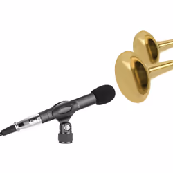 Neewer 2-Pack Pencil Stick Condenser Mic with Interchangeable Omni Cardioid and Super Cardioid Capsules Foam Windscreens Mic Clip and Carrying Case fo