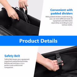 Neewer Photo Studio Equipment Case Rolling Bag 40.1x11.8x11.8 inches/102x30x30cm Trolley Carrying Case for Light Stand  Tripod  Light  Umbre