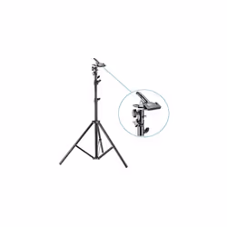6 feet190 Centimeters Photo Studio Photography Light Stand with HeavyDuty Metal Clamp Holder for Reflectors