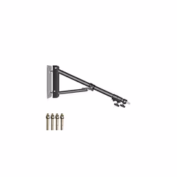 Triangle Wall Mounting Boom Arm for Photography Studio Video Strobe Lights Monolights Softboxes Umbrellas Reflectors180 Degre ...