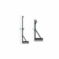 Triangle Wall Mounting Boom Arm for Photography Studio Video Strobe Lights Monolights Softboxes Umbrellas Reflectors180 Degree Flexible RotationMax