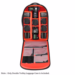 Neewer 2-in-1 Sliding Camera Backpack Suitcase Style Convertible with Double Handle  Shockproof with Removable Padded Compartments for SLR/D