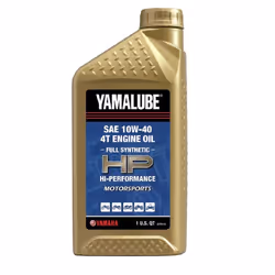 Yamaha Original OEM Yamalube LUB-10W40-FS-12 Hi Performance Full Synthetic 4T Engine Oil Yamalube OEM - 1 Quart