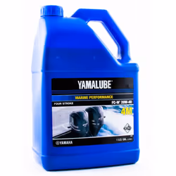 Yamaha Original OEM Yamalube LUB-20W40-FC-04 Hi Performance Full Synthetic 4M FC-W Outboard Marine Engine Oil Yamalube OEM -  ...