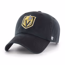 '47 NHL Las Vegas Golden Knights Clean Up Adjustable Hat  One Size  Black
