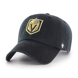 '47 NHL Las Vegas Golden Knights Clean Up Adjustable Hat  One Size  Black