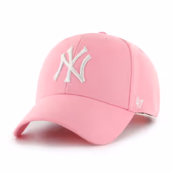 47 Brand NY Yankees MVP Cap B-MVPSP17WBP-RS Womens Pink/White