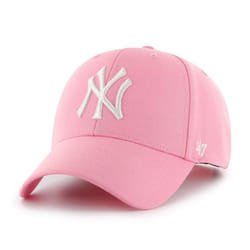 47 Brand NY Yankees MVP Cap B-MVPSP17WBP-RS  Womens  Pink/White