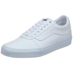 Vans Mens Ward Sneaker  canvas White White  95