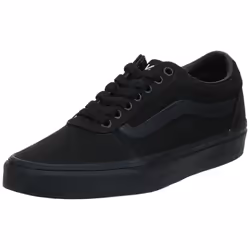 Vans Men's Ward Sneaker Black Canvas Black 186 8