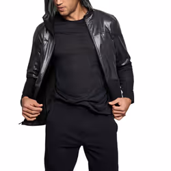 Under Armour Mens UA Swacket Lightweight UA Storm Jacket Coat Top - 2XL, Black Heather