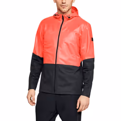 Under Armour Mens UA Swacket Lightweight UA Storm Jacket Coat Top - 2XL, Neon Coral