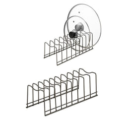 Y.Z.Bros Pot Lid Holder Organizer  Kitchen Countertop Storage Rack Cutting Boards  Bakeware  Pots & Pans  Serving Trays  Reusable Containers in Cabine