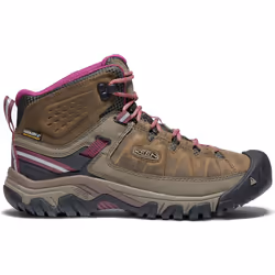Keen Targhee III Mid Waterproof Walking Hiking Ankle Boots Brown - Weiss Boysenberry, UK 6.5