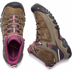 Keen Targhee III Mid Waterproof Walking Hiking Ankle Boots Brown - Weiss Boysenberry, UK 6.5