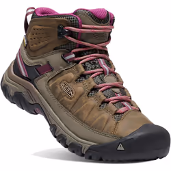 Keen Targhee III Mid Waterproof Walking Hiking Ankle Boots Brown - Weiss Boysenberry, UK 5.5
