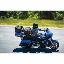 Kuryakyn 5281 Momentum Hitchhiker Motorcycle Travel Luggage: Weather Resistant Trunk Rack Bag  Black