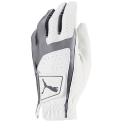 PUMA Golf Men's Flexlite Golf Glove Bright White-Quiet Shade  Medium  Left Hand