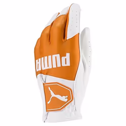 Puma golf 2018 Kids golf glove Bright White-Vibrant Orange Medium