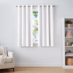 Amazon Basics Light Blocking Room Darkening Blackout Window Curtain with 2 Panels Grommets for Living Room and Bedroom 52 x ...