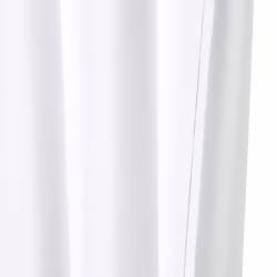 Amazon Basics Room Darkening Light Blocking Blackout Window Curtain with 2 Panels Grommets  for Living Room and Bedroom  52 x 96 Inches  White - Set o
