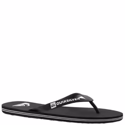 Quiksilver Men's Molokai 3 Point Flip Flop Sandal Black/Black/White