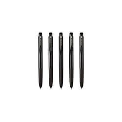 Uni-ball Signo RT1 Retractable Gel Ink Pen  Ultra Micro Point 0.28mm  Rubber Grip  Black Ink  UMN-155-28  Value Set of 5