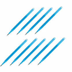 Pilot Gel Ink Refills for FriXion Erasable Gel Ink Pen Fine Point 0.7mm Light Blue Ink Pack of 9