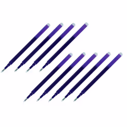 Pilot Gel Ink Refills for FriXion Erasable Gel Ink Pen Fine Point 0.7mm Violet Ink Pack of 9