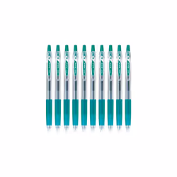 Pilot Juice 0.38mm Gel Ink Ballpoint Pen  Green Ink  Value Set of 10