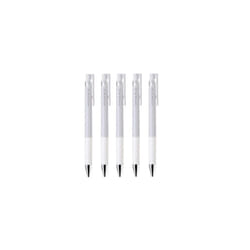 Pilot Juice up 04 Retractable Gel Ink Pen  LJP-20S4  Ultra Fine Point  0.4mm  White Ink Value Set of 5