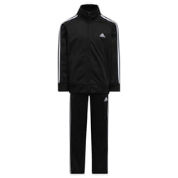 adidas baby boys Li'l Tricot Jacket & Clothing Pants Set  Black  18 Months US