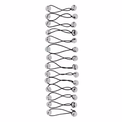 Chloe Girl's 14 Piece Hair Bobbles Clear