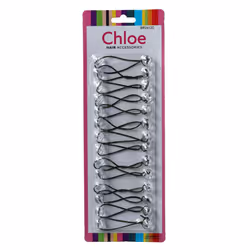 Chloe Girl's 14 Piece Hair Bobbles  Clear