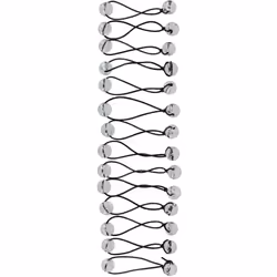 Chloe Girl's 14 Piece Hair Bobbles  Clear
