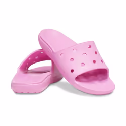 Crocs Unisex Classic Slide Sandals Taffy Pink 8 Men/10 Women