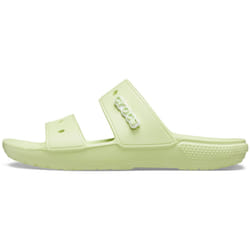 crocs Unisex classic Two-Strap Slide Sandals  celery  4 US Women