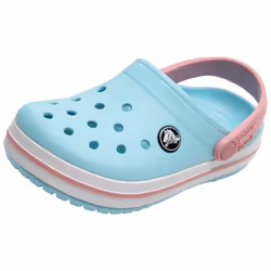 crocs crocband clog (Little KidBig Kid) Ice BlueWhite 4 Big Kid M